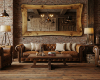 A classic rectangular coffee table with a rich, characterful grain, showing the natural depth and warmth of aged wood.